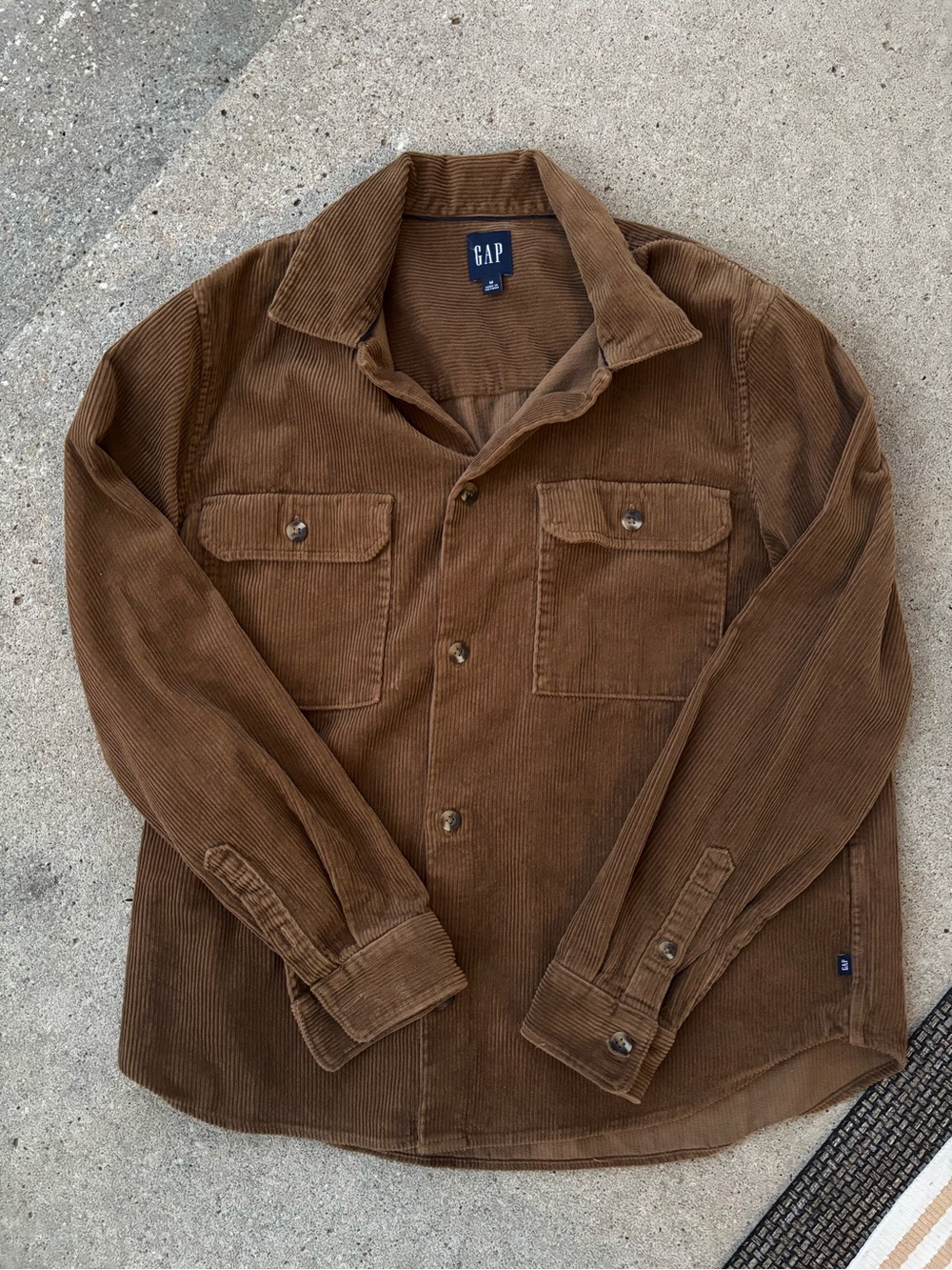 GAP Brown Corduroy Shirt Jacket | Men’s Medium